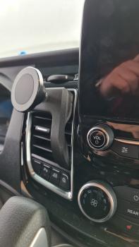RS-Mount, fahrzeugspezifischer Handyhalter passend für Ford Transit Custom Generation 1 Baujahr 2012-2023, Made in Germany